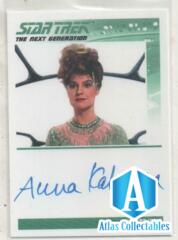 Star Trek Women of Art and Images Auto Card Anna Katarina 